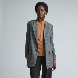 EVERLANE Plaid Blazer